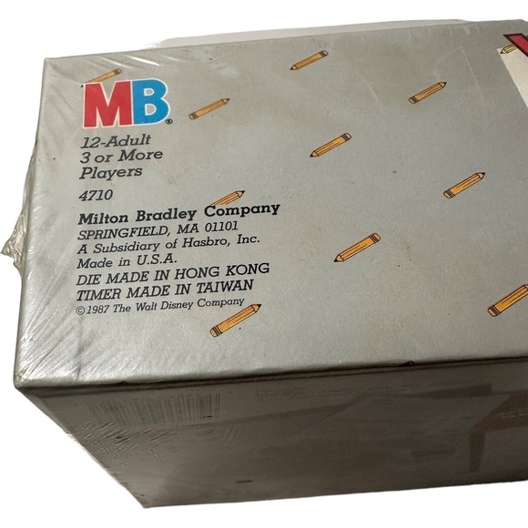 1987 WIN, LOSE or Draw Board Game Original Edition MB Disney VTG Collectible New - Picture 7 of 7